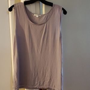 Light gray sleeveless top